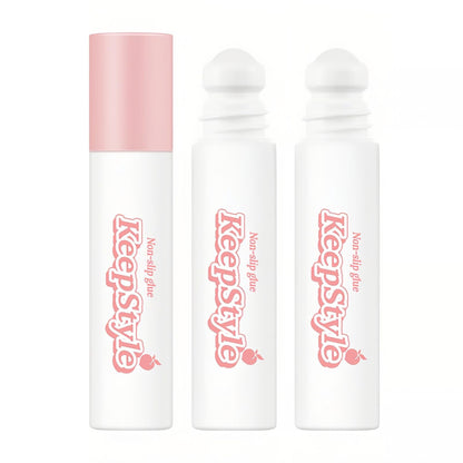 Non-Slip Clothing Adhesive – Body & Fabric Glue Roll-On for Anti-Slip, Anti-Exposure Fix | Gentle on Skin, Sweat-Resistant, Invisible Hold for Dresses, Socks, Straps, & More